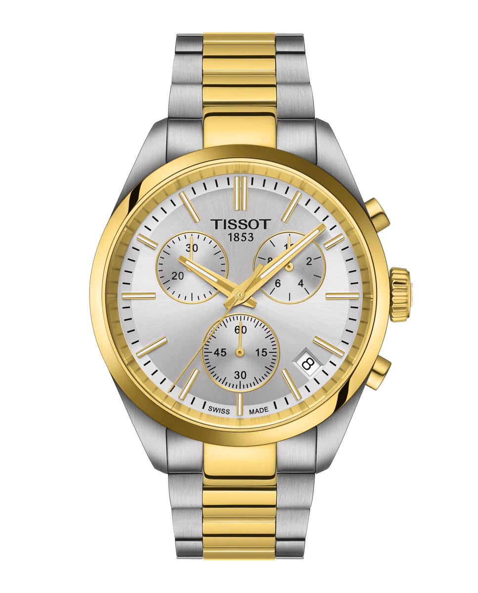 Reloj de hombre PR100 cronógrafo de acero bicolor · Tissot · El