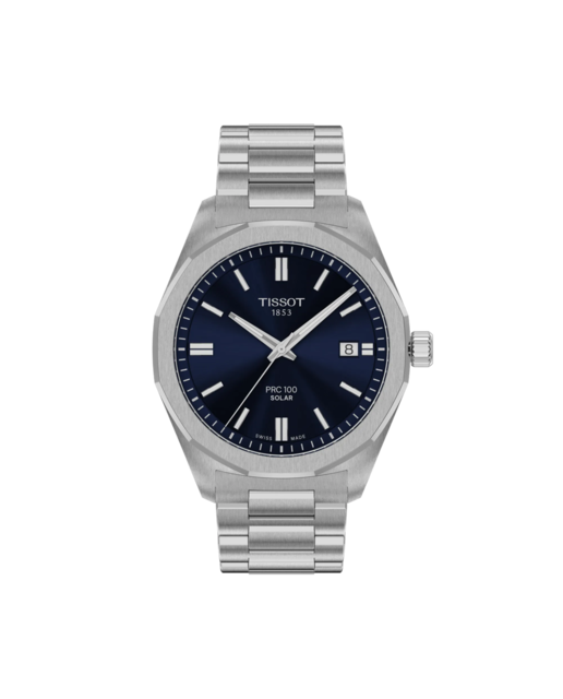 Imagen 0 de Reloj de hombre PRC100 Solar de acero y esfera azul
