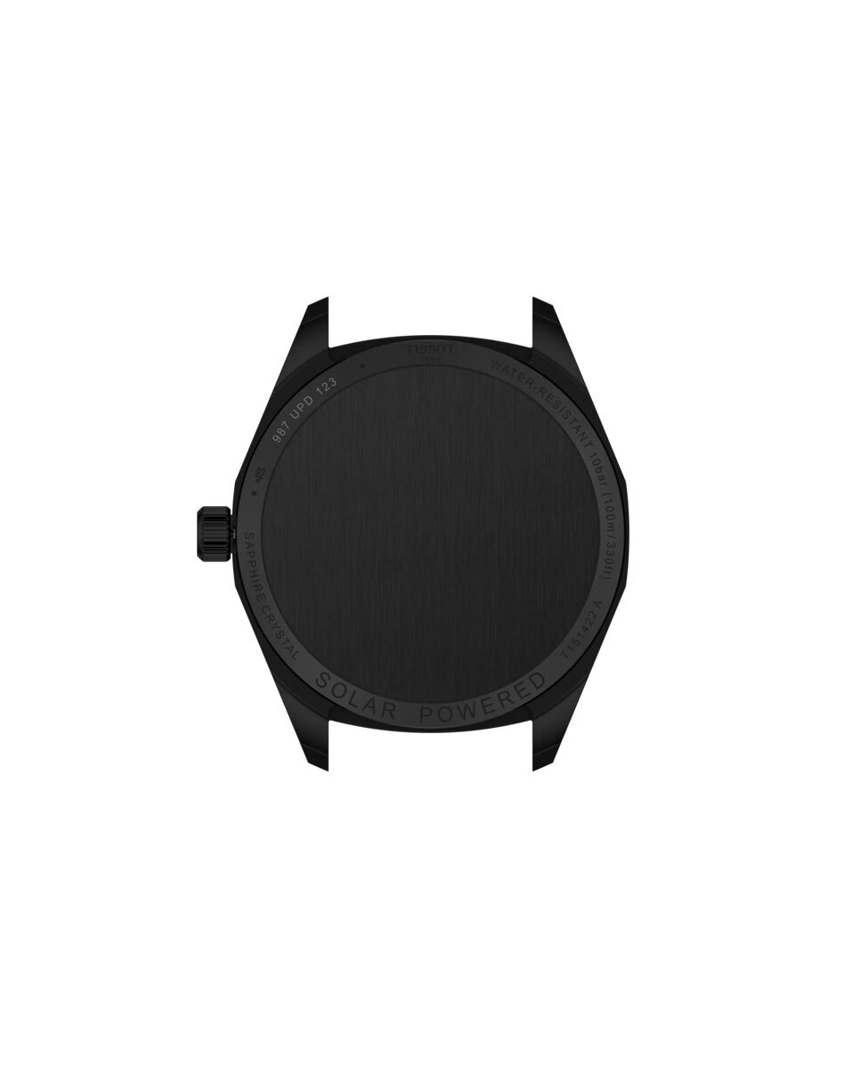 Reloj de hombre tissot prc100 solar de acero y esfera negra - Negro Negro-2