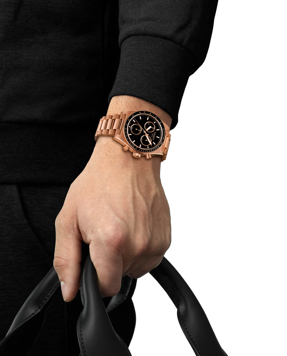 Reloj de hombre PR516 cuarzo de acero oro rosa · Tissot · El Corte