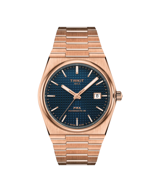 Imagen 0 de Reloj de hombre PRX automático de acero y esfera azul