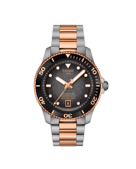 Imagen 0 de Reloj de hombre Seastar automático de acero y esfera gris