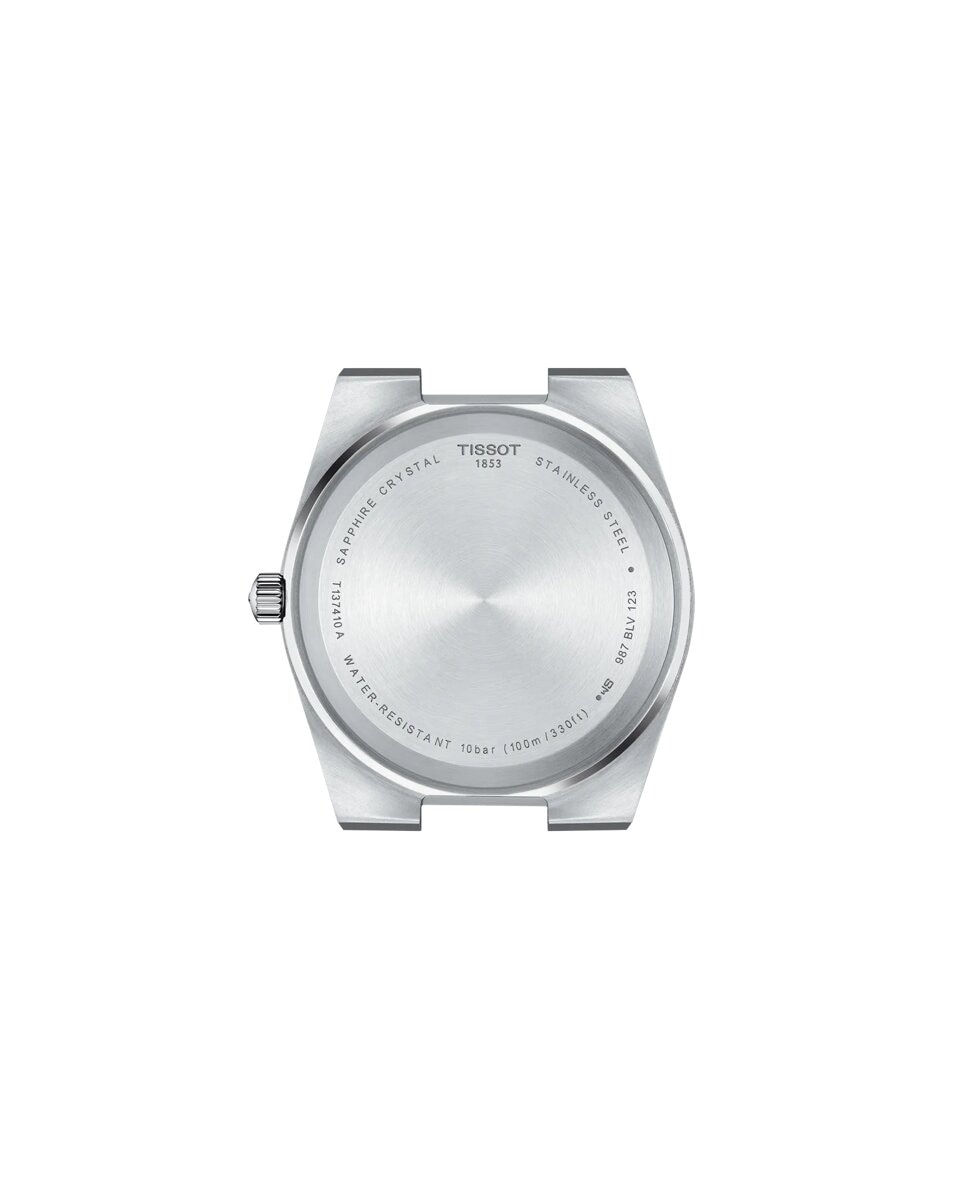Reloj de hombre tissot prx cuarzo de acero y esfera roja - Plata Plata-2