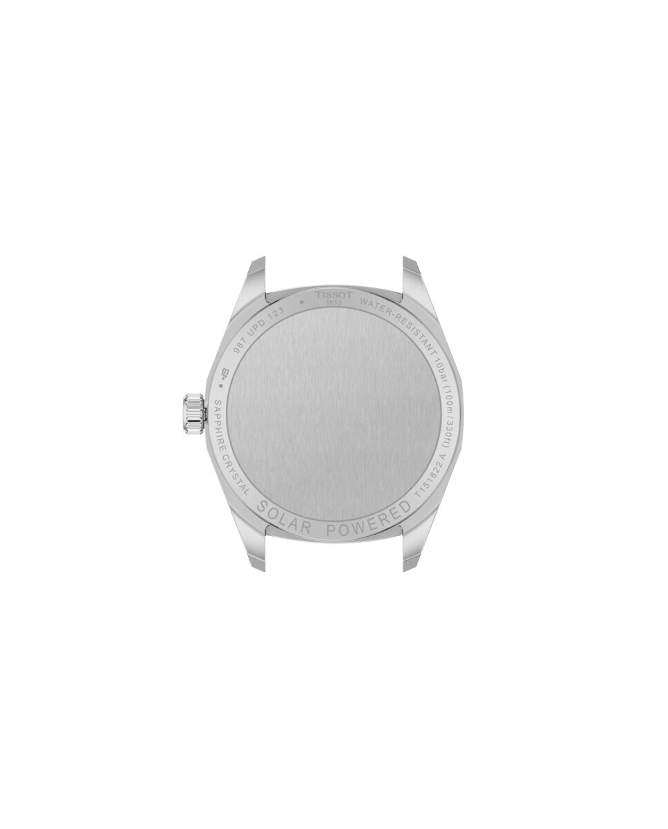 Reloj de mujer tissot prc 100 solar de acero y esfera azul - Plata Plata-2