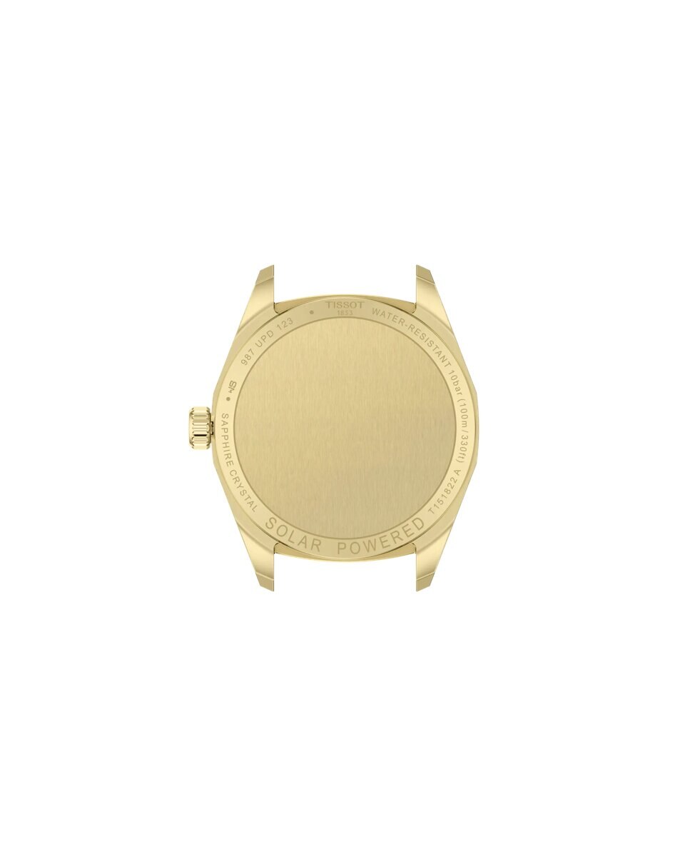 Reloj de mujer tissot prc 100 solar de acero y esfera dorada - Oro Oro-2