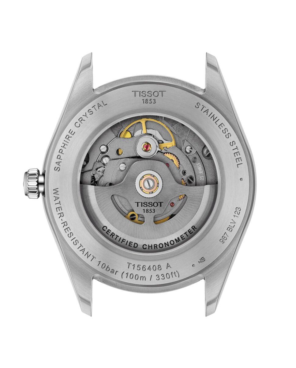 Reloj de hombre tissot ballade automático de acero y esfera azul - Plata Plata-2