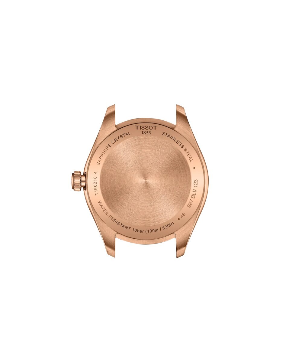 Reloj de mujer tissot pr 100 de acero rosa y esfera marrón - Rosa Rosa-2