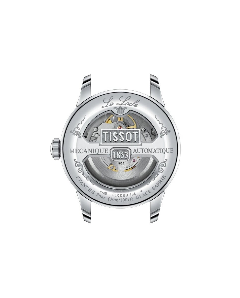 Reloj de hombre tissot le locle de piel automático y esfera azul - Azul marino Azul marino-2