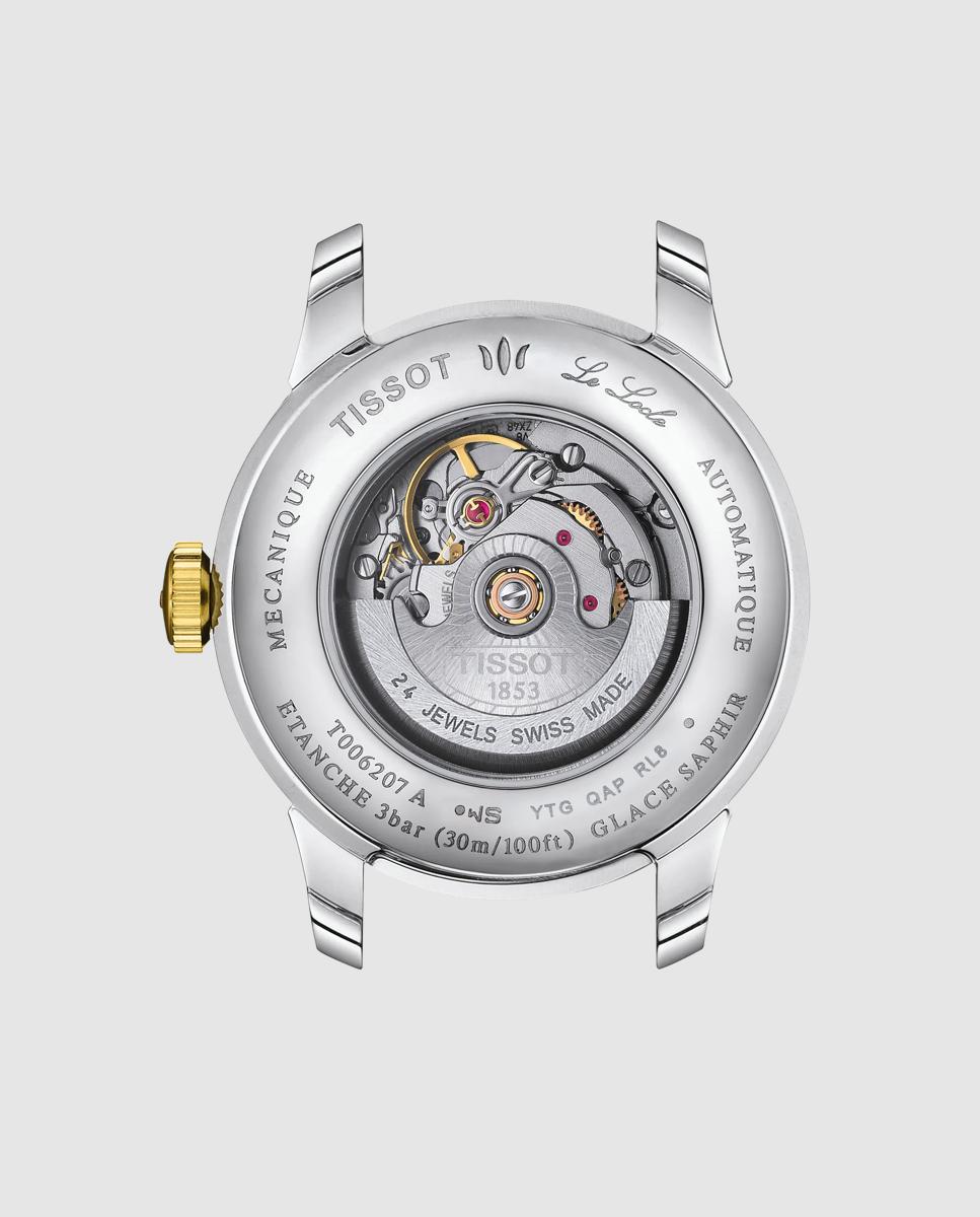 Reloj automático de mujer tissot le locle 29mm de acero - Oro / Plata Oro / Plata-2