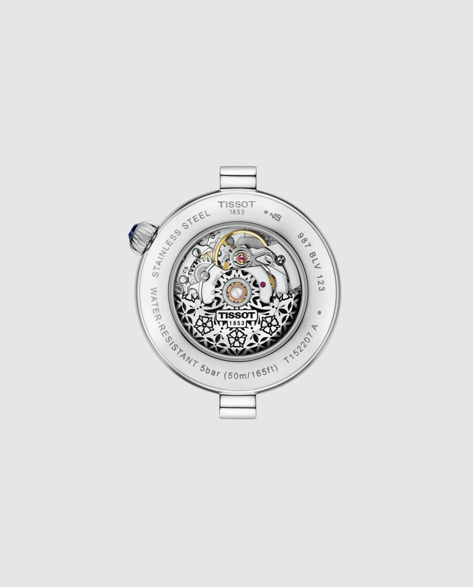 Reloj automático de mujer tissot desir 28mm de acero - Plata Plata-2