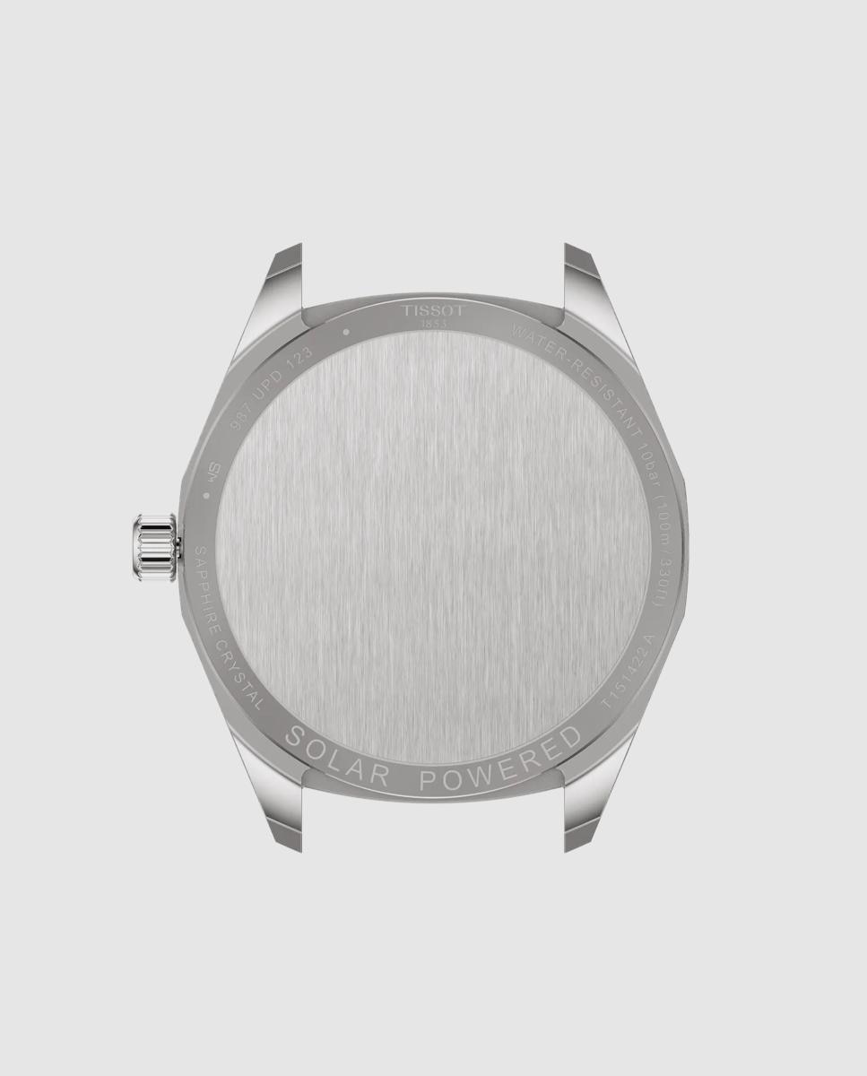 Reloj de hombre tissot prc 100 solar 39mm de acero - Plata Plata-2