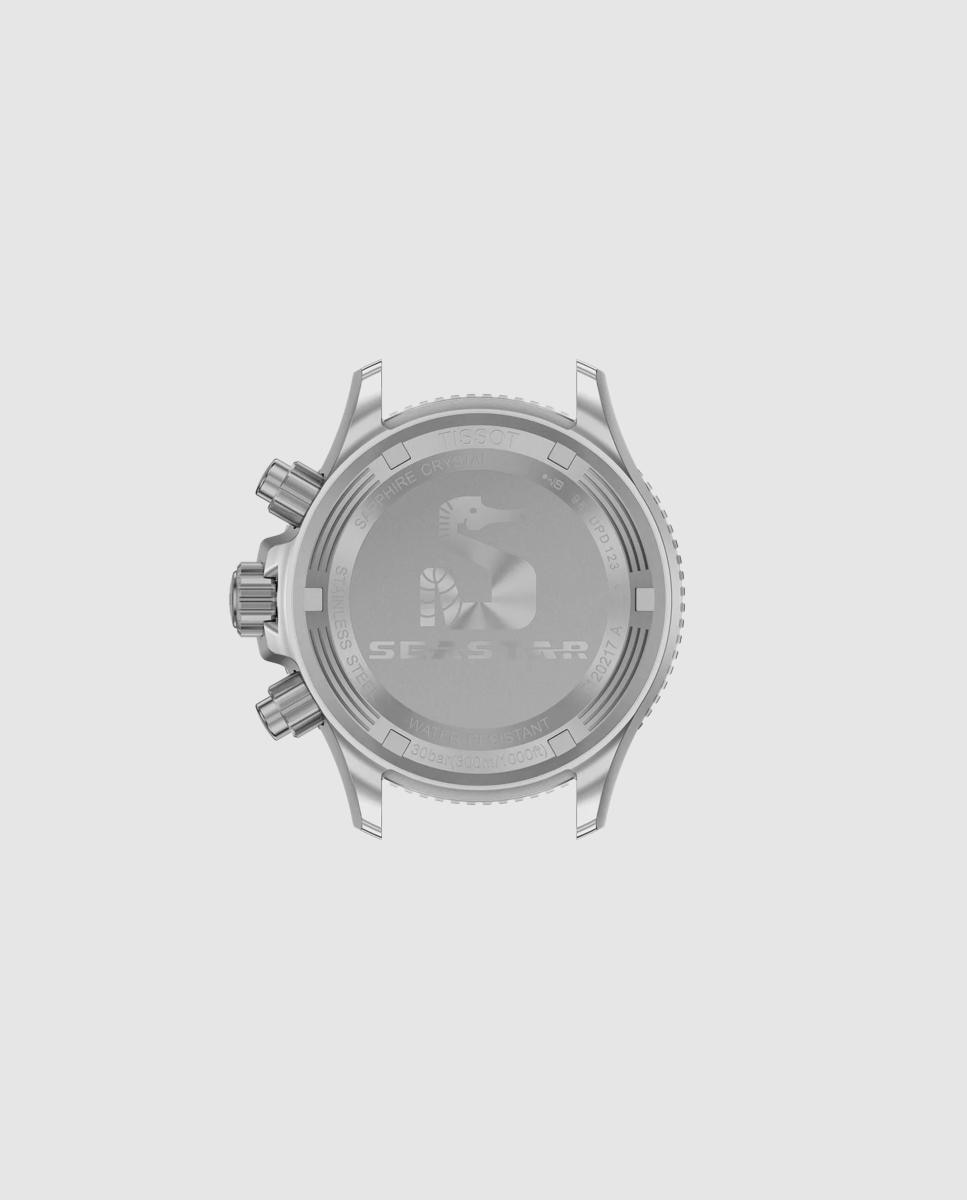 Reloj de mujer tissot seastar 38mm de acero - Azul Azul-2