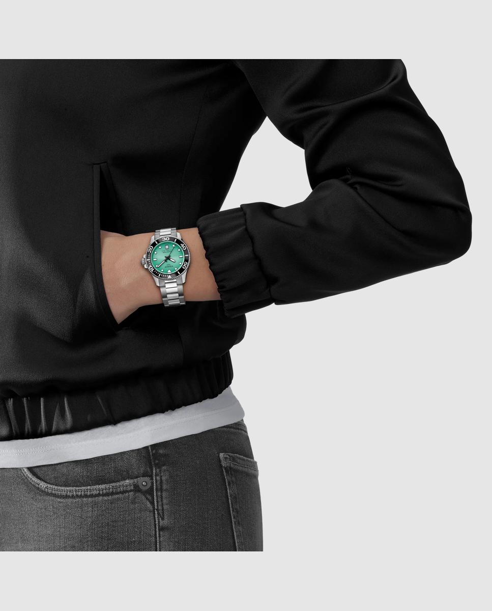 Reloj de mujer tissot seastar cuarzo de acero y esfera - Verde Verde-2