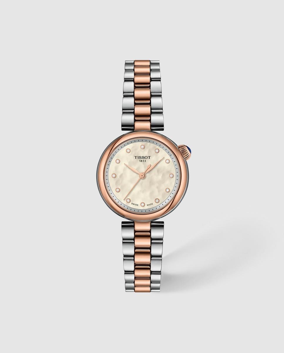 Imagen 0 de Reloj de mujer tissot desir 28mm de acero Plata / Rosa