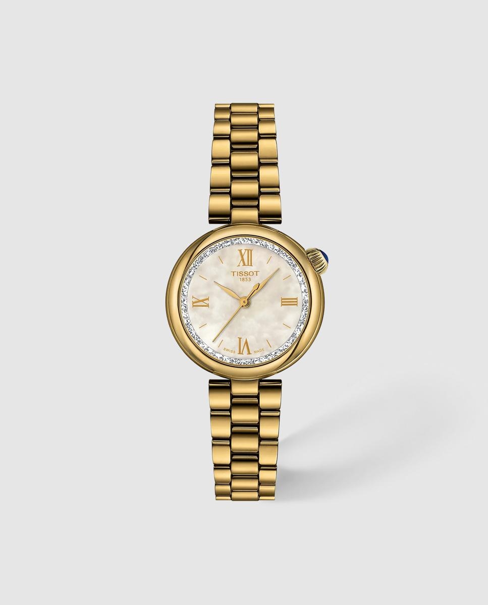 Imagen 0 de Reloj de mujer tissot desir 28mm de acero Oro