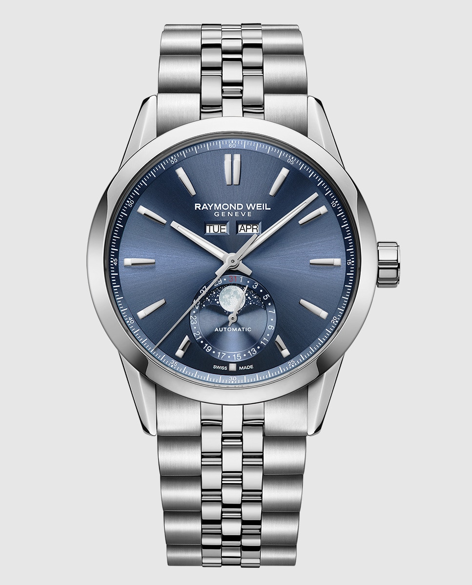 Imagen 0 de Reloj automático de hombre raymond weil 2766-st-50001 con armis de acero inoxidable Plata