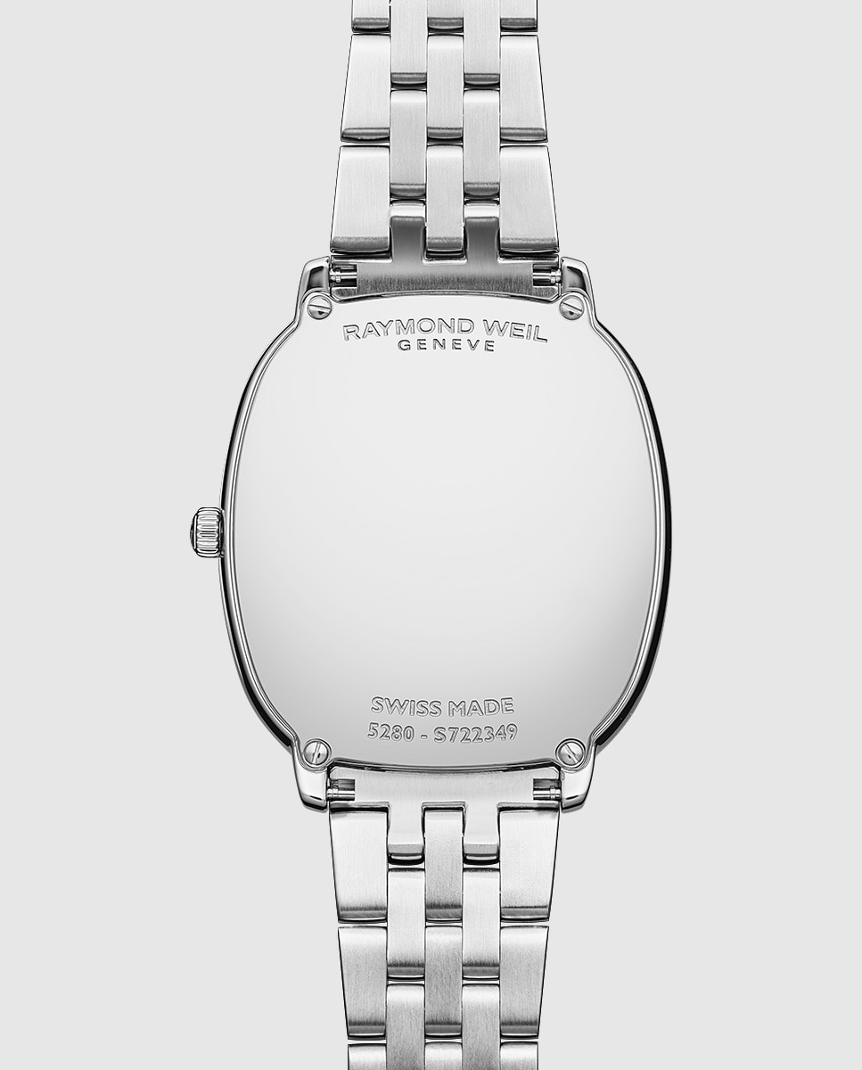 Imagen 3 de Reloj analógico de mujer raymond weil 5280-sts-45001 con armis de acero inoxidable - Plata / Rojo Plata / Rojo