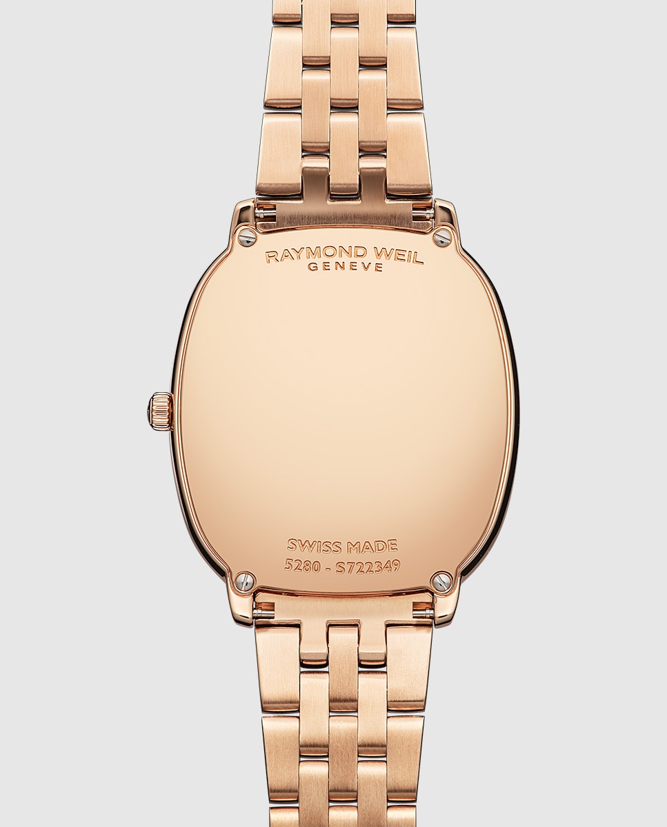 Reloj analógico de mujer raymond weil 5280-p5s-64001 con armis de acero inoxidable con rosa pvd - Oro Oro-3