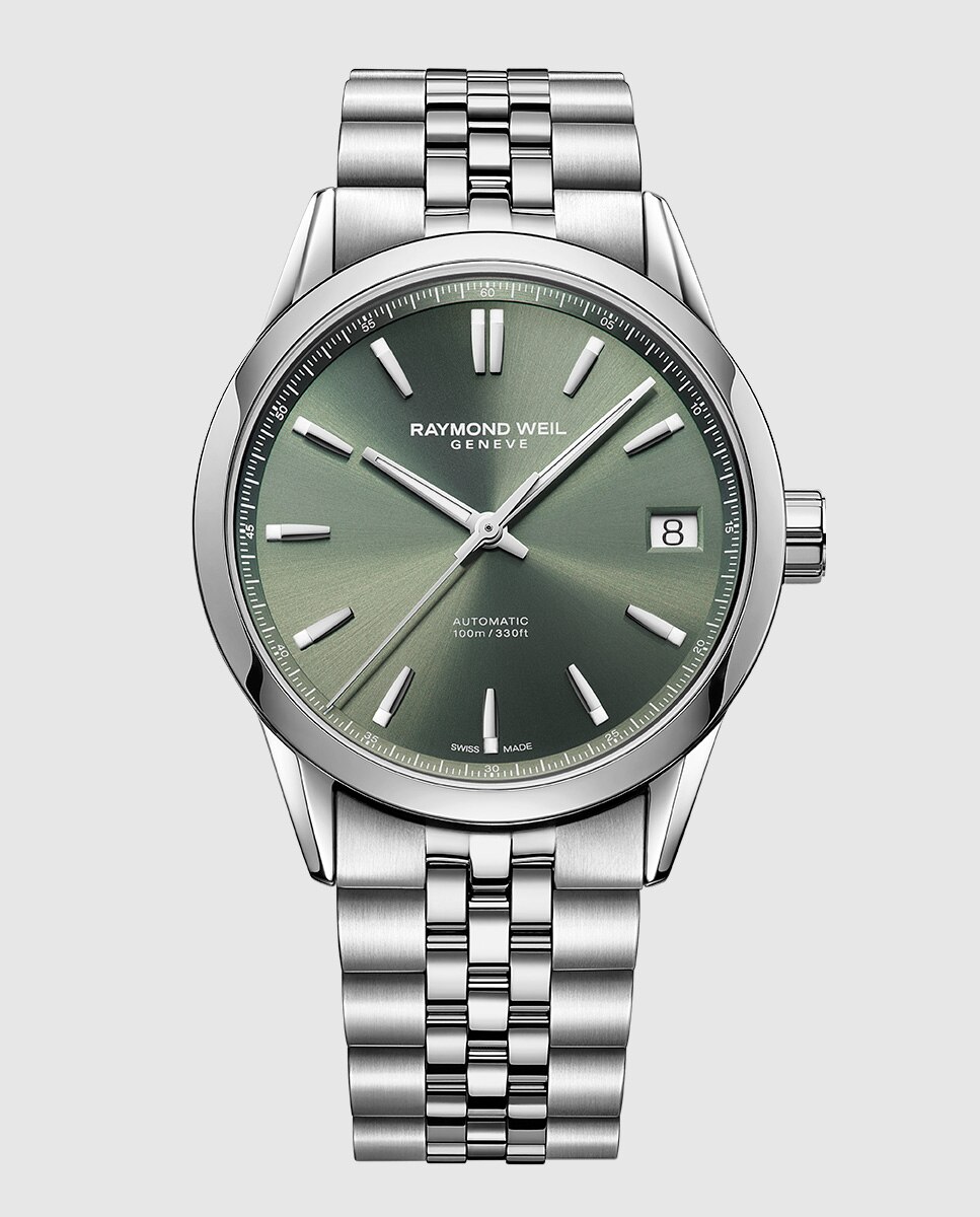 Imagen 0 de Reloj automático de hombre raymond weil 2741-st-52001 con armis de acero inoxidable Plata