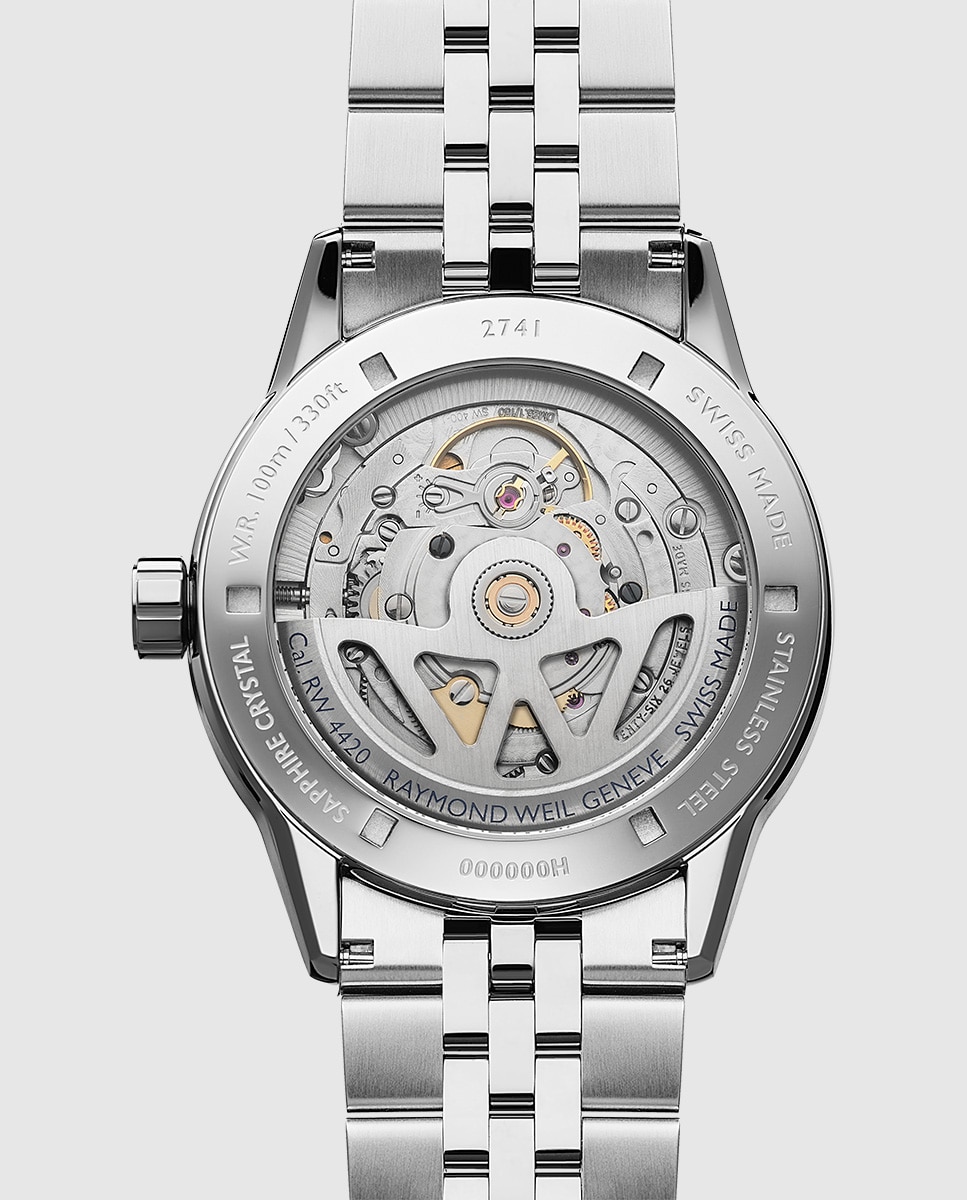 Reloj automático de hombre raymond weil 2741-st-52001 con armis de acero inoxidable - Plata Plata-2