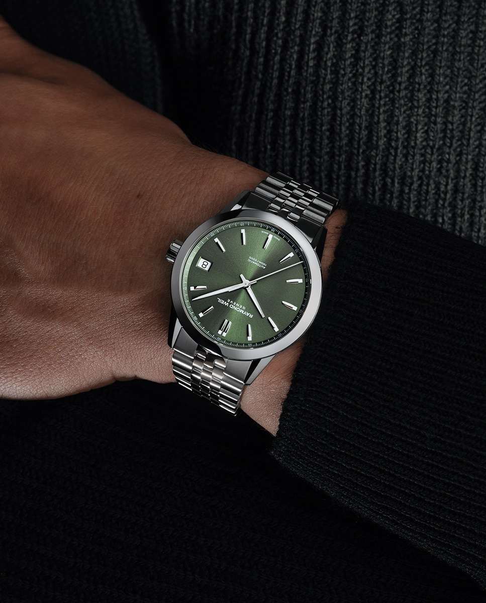 Reloj automático de hombre raymond weil 2741-st-52001 con armis de acero inoxidable - Plata Plata-4