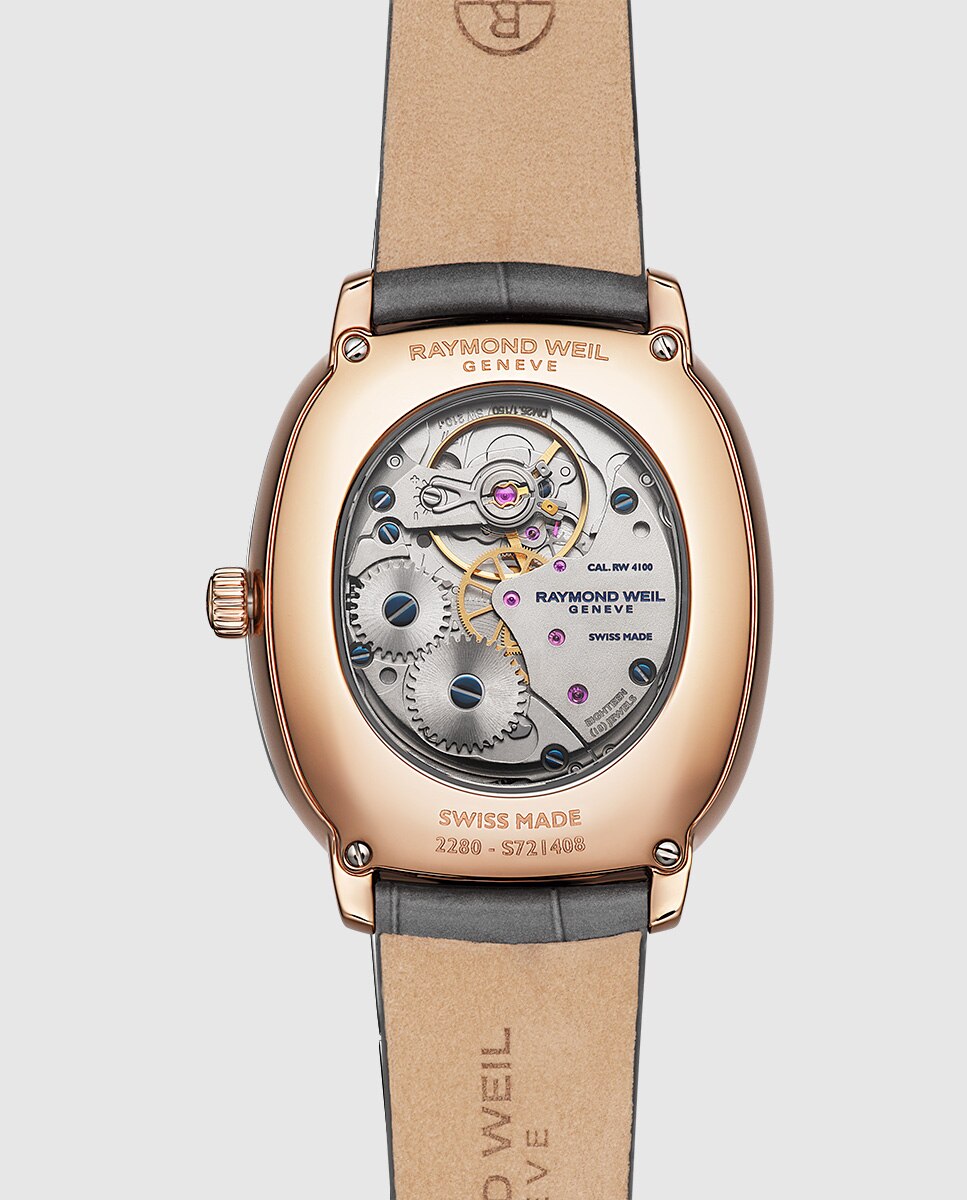 Reloj automático de hombre raymond weil 2280-pc5-80001 con correa de piel - Bronce metalizado Bronce metalizado-3