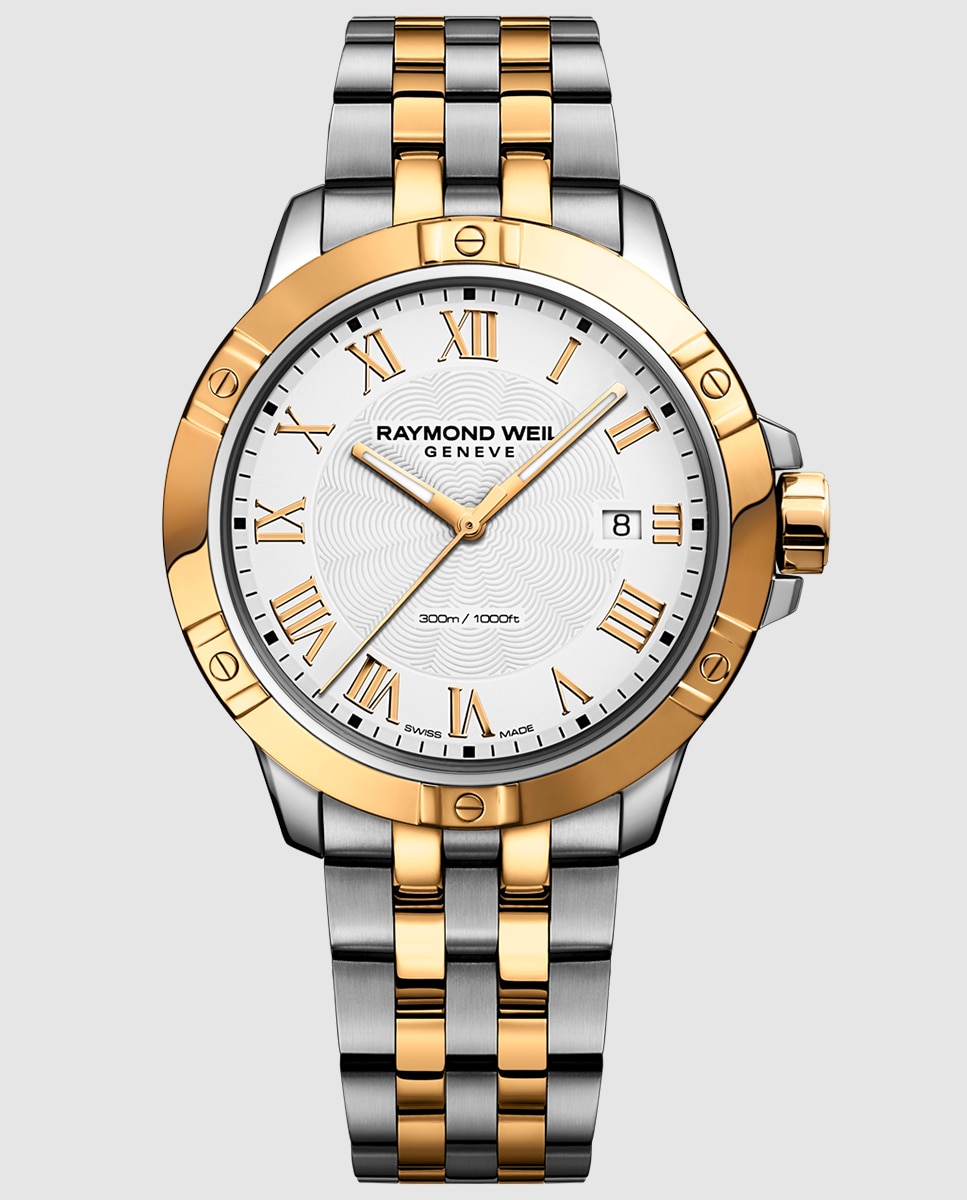 Reloj analógico de hombre raymond weil 8160-stp-00308 con armis bicolor de acero inoxidable con oro amarillo pvd - Oro / Plata Oro / Plata-1