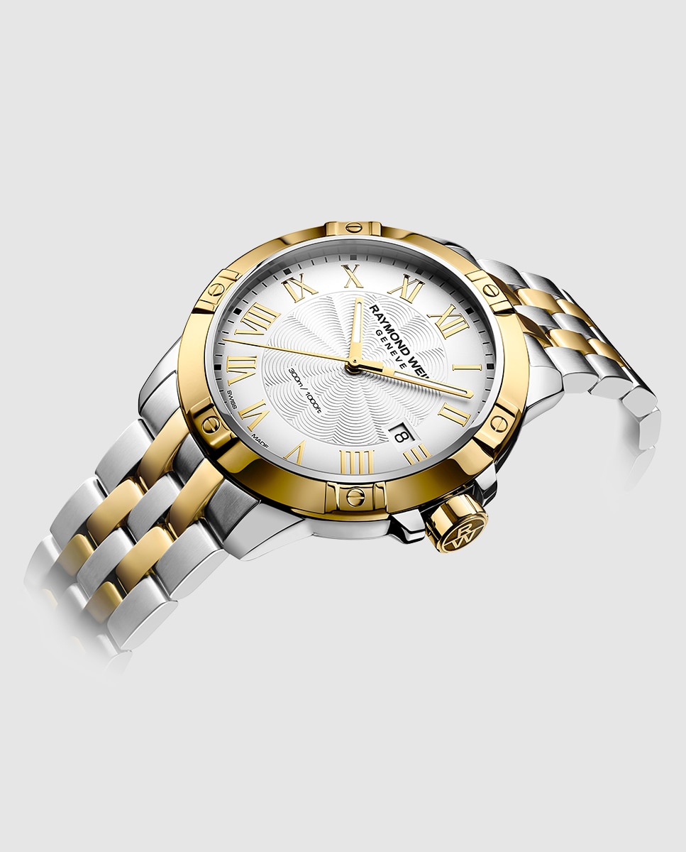 Reloj analógico de hombre raymond weil 8160-stp-00308 con armis bicolor de acero inoxidable con oro amarillo pvd - Oro / Plata Oro / Plata-4