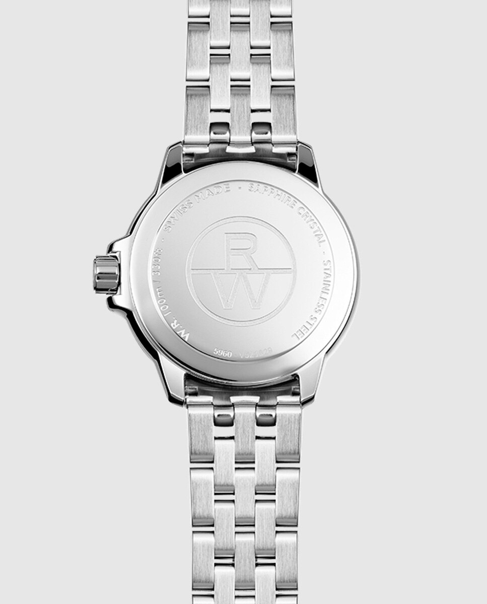 Reloj analógico de mujer raymond weil 5960-st-00300 con armis de acero inoxidable - Plata Plata-2