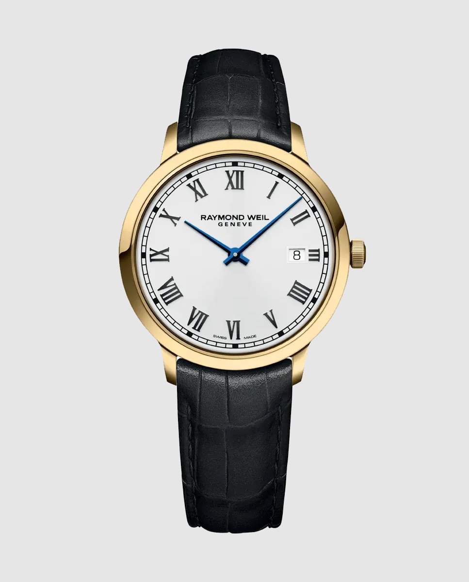 Reloj analógico de hombre Raymond Weil 5485-PC-00359 con correa de piel