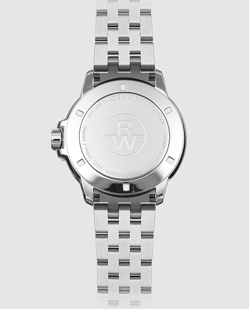 Reloj analógico de hombre raymond weil 8160-st-20041 con armis de acero inoxidable - Negro / Plata Negro / Plata-2