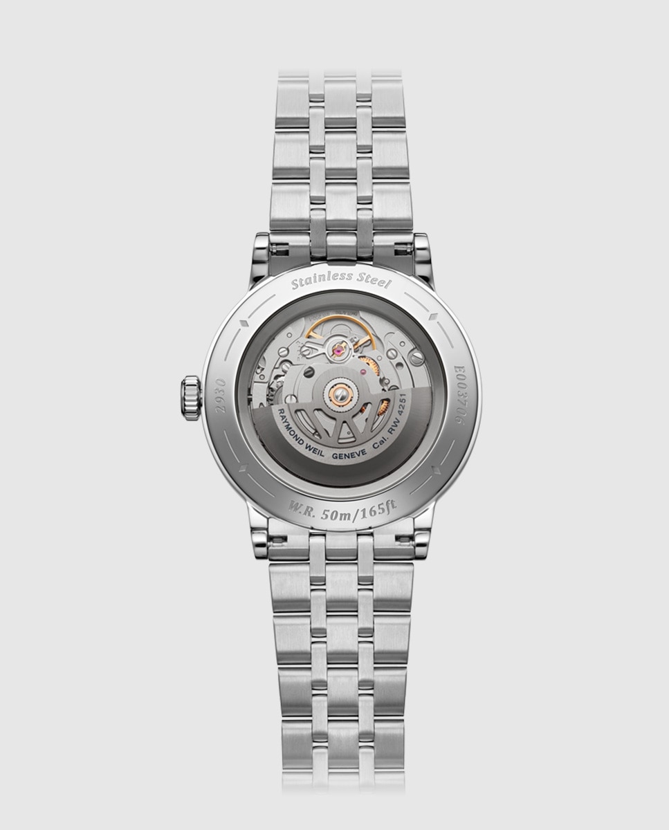Reloj automático de hombre raymond weil 2945-st-65001 con armis de acero inoxidable - Plata Plata-2