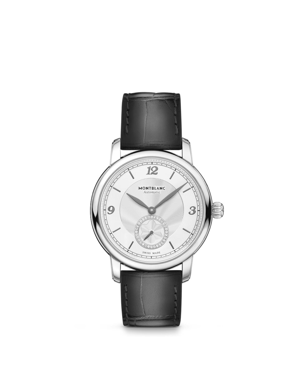 Imagen 0 de Reloj de hombre Montblanc automático correa de piel Negro