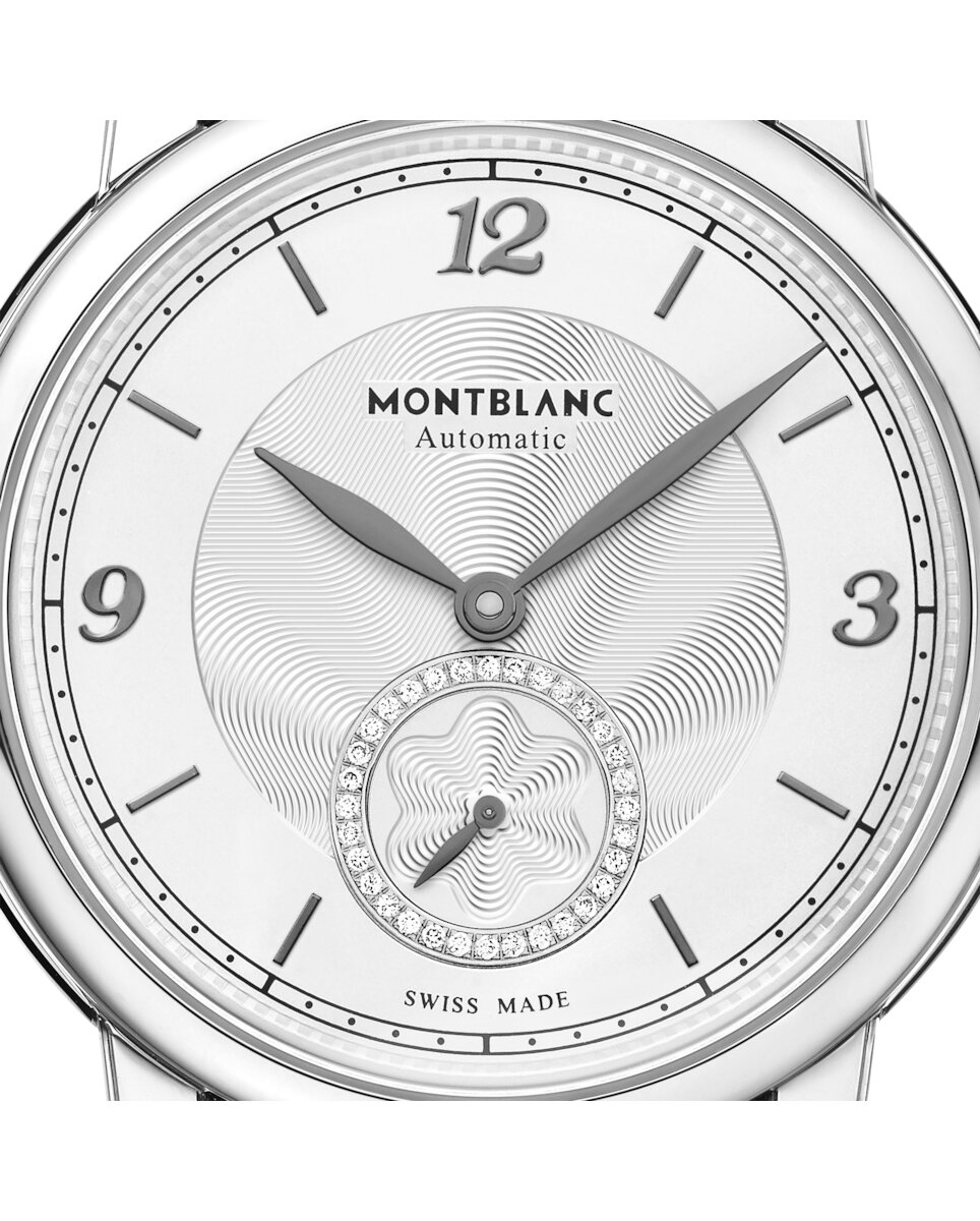 Reloj de hombre Montblanc automático correa de piel - Negro Negro-3