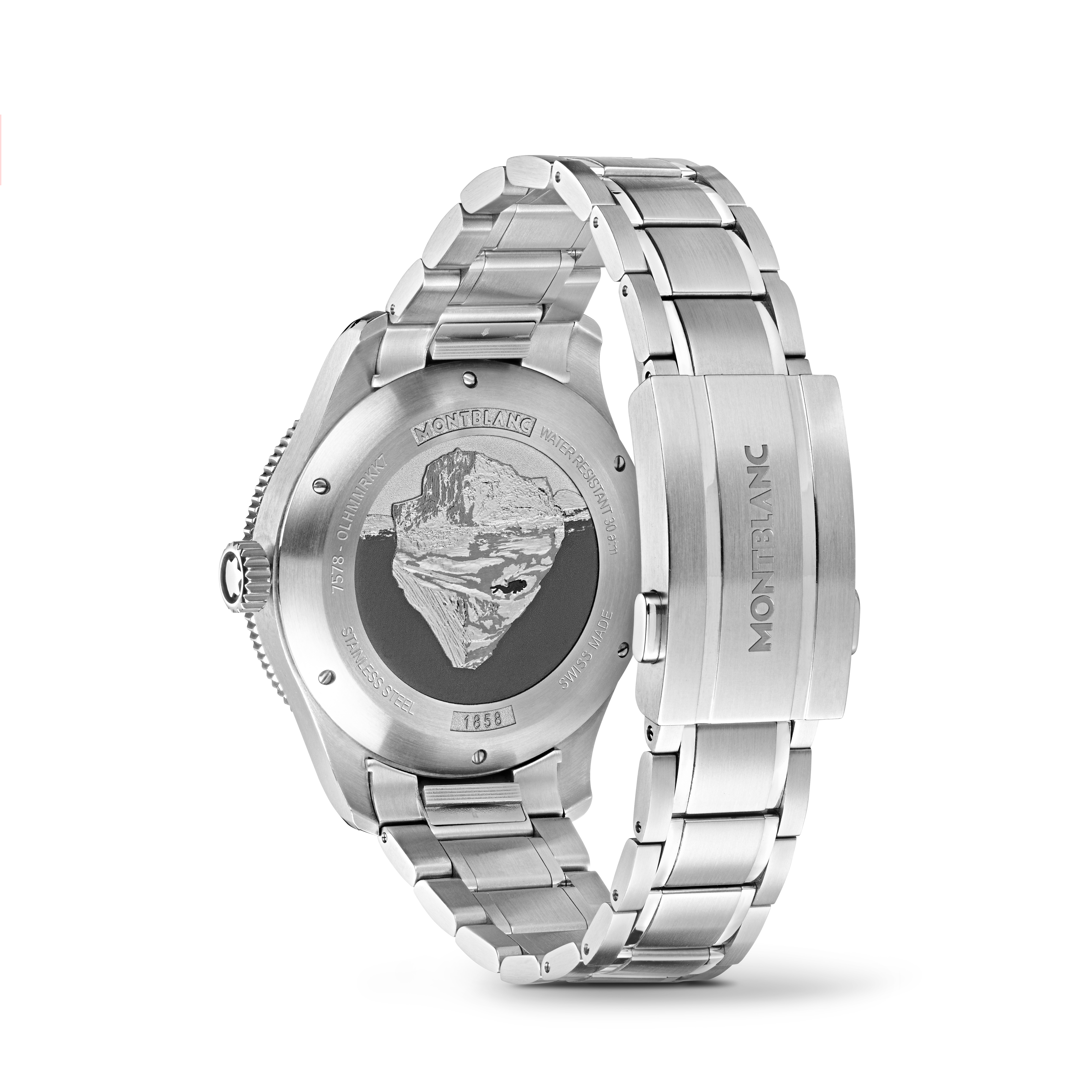 Reloj de hombre Montblanc pulsera de acero - Plata Plata-2