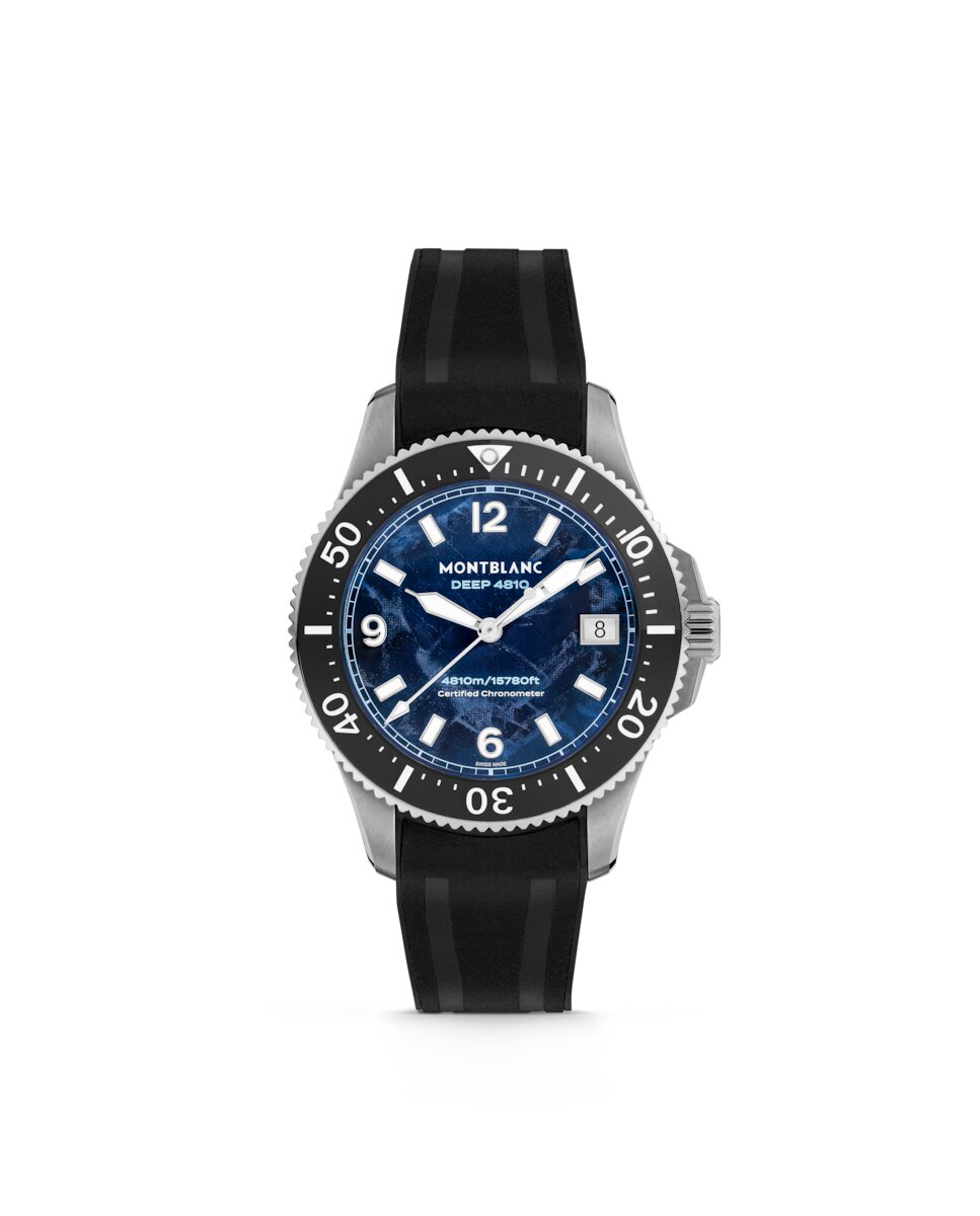 Imagen 1 de Reloj de hombre automático correa de caucho Negro