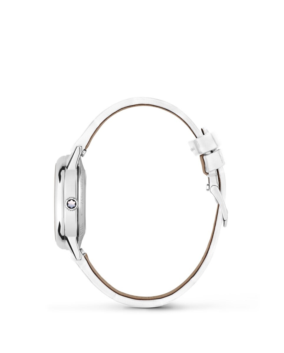 Reloj de mujer Montblanc automático correa de piel - Blanco Blanco-3