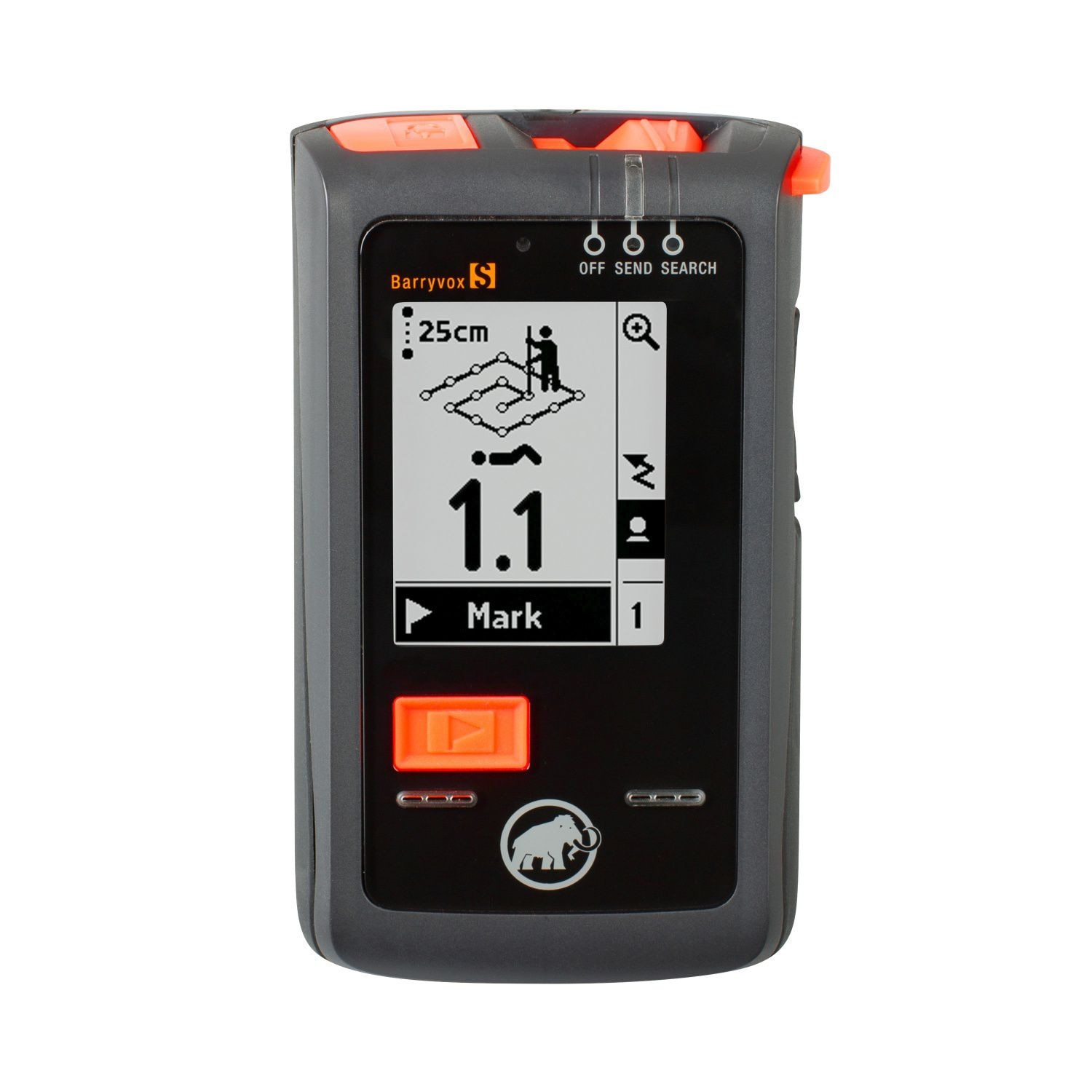 Dispositivo anti-avalanchas BARRYVOX S Mammut - Negro Negro-5