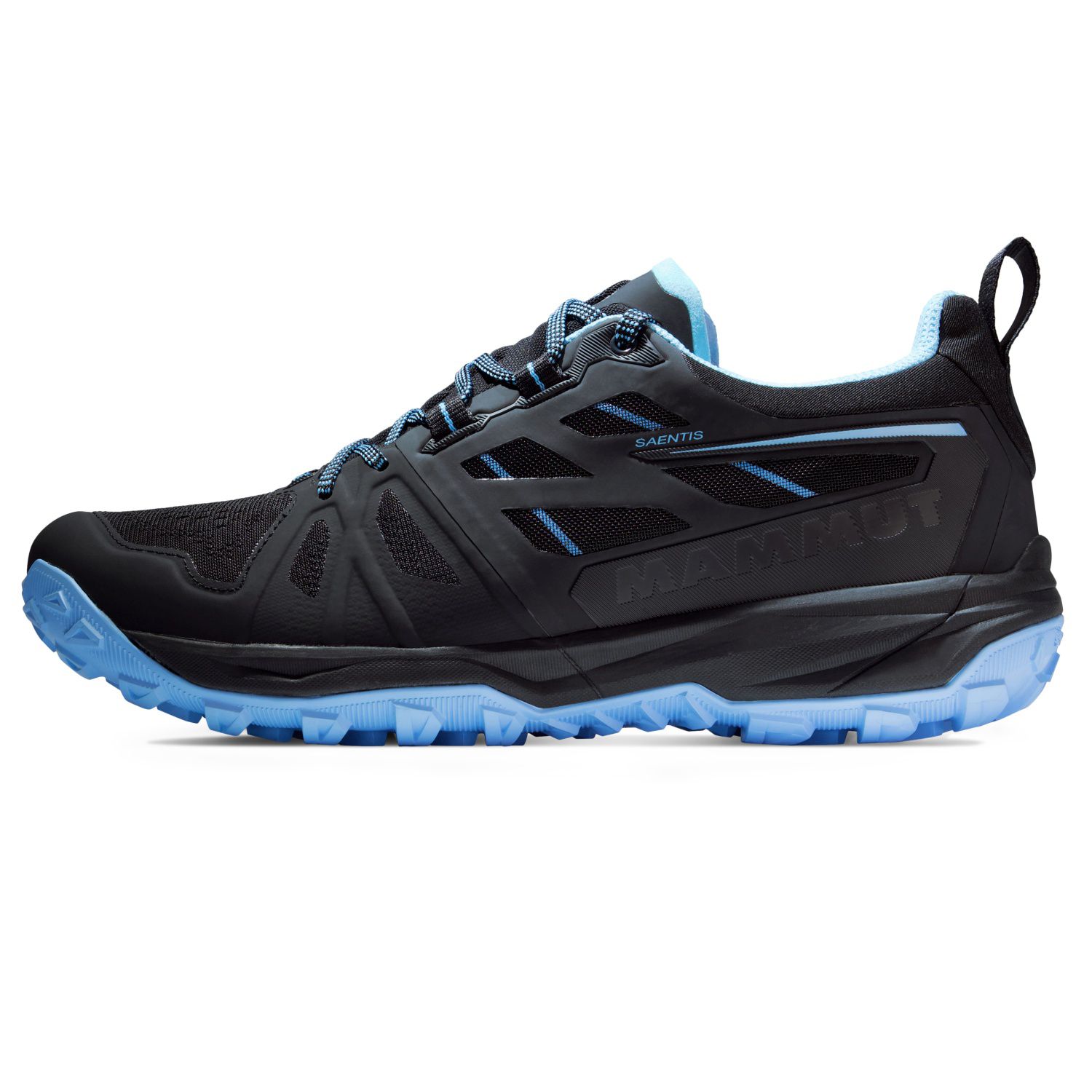 Zapatillas de montaña de mujer SAENTIS Mammut - Negro / Azul Negro / Azul-3