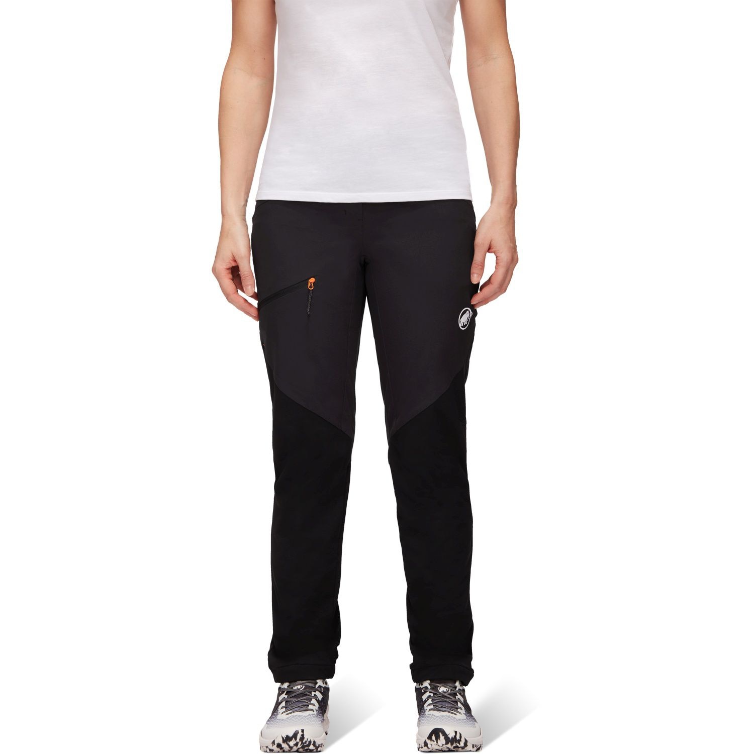Pantalón de montaña de mujer COURMAYEUR Mammut - Negro Negro-1