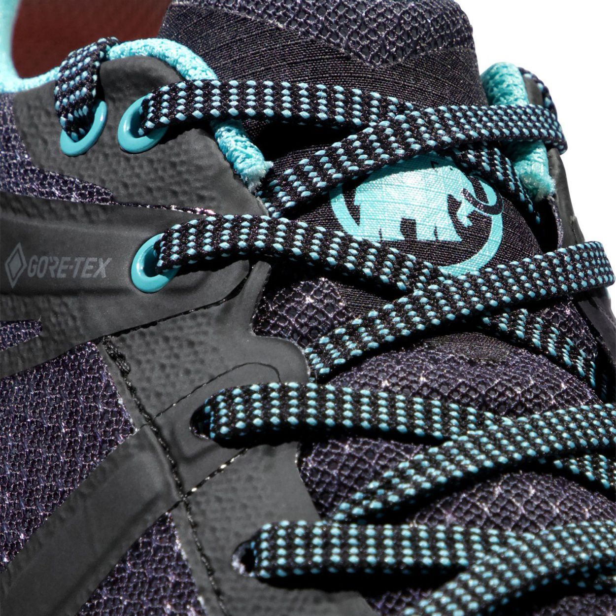 Zapatillas de montaña de mujer SERTIG II Gore-Tex Mammut - Negro / Azul Negro / Azul-6