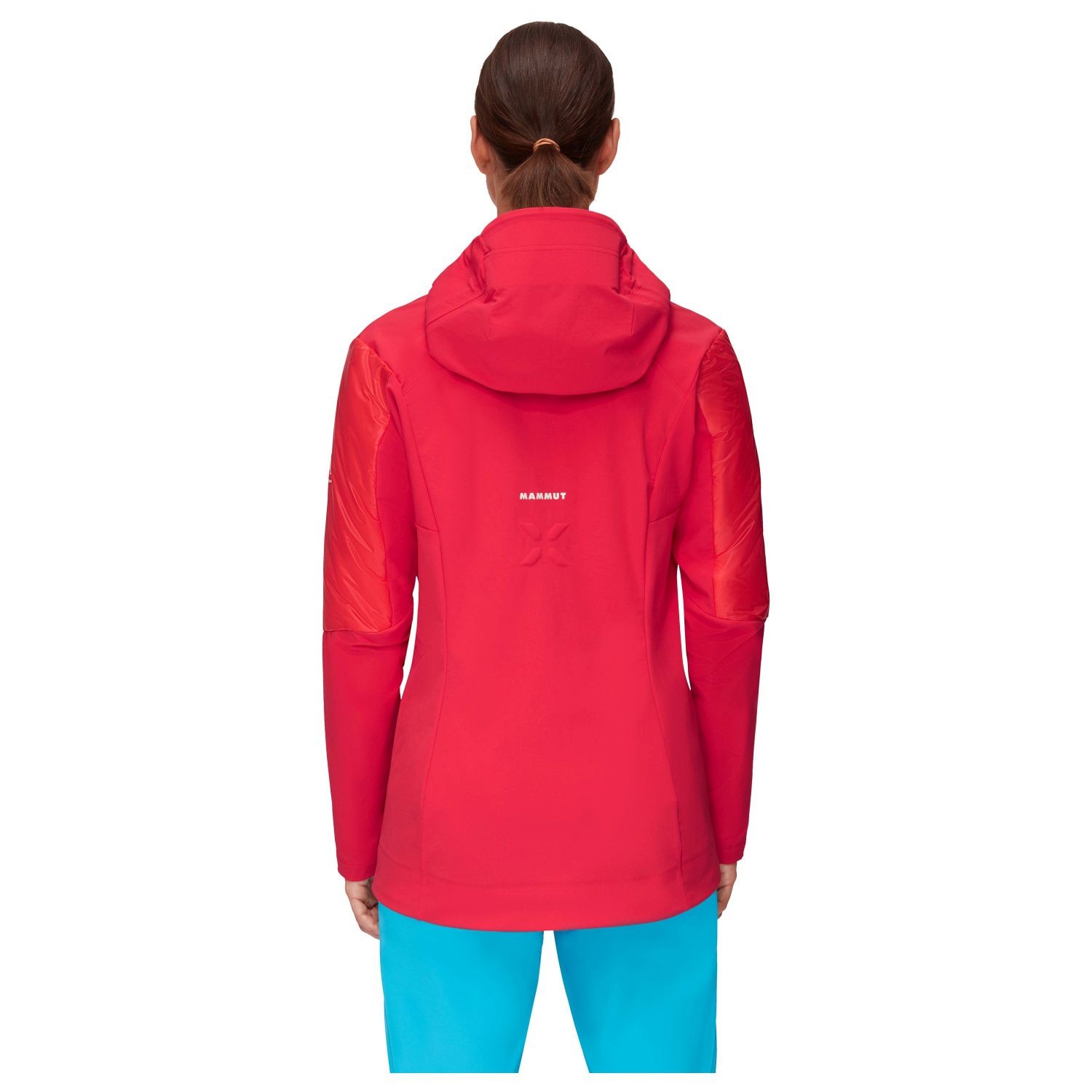 Chaqueta de montaña de mujer EISFELD HYBRID cortavientos Mammut - Rojo Rojo-2