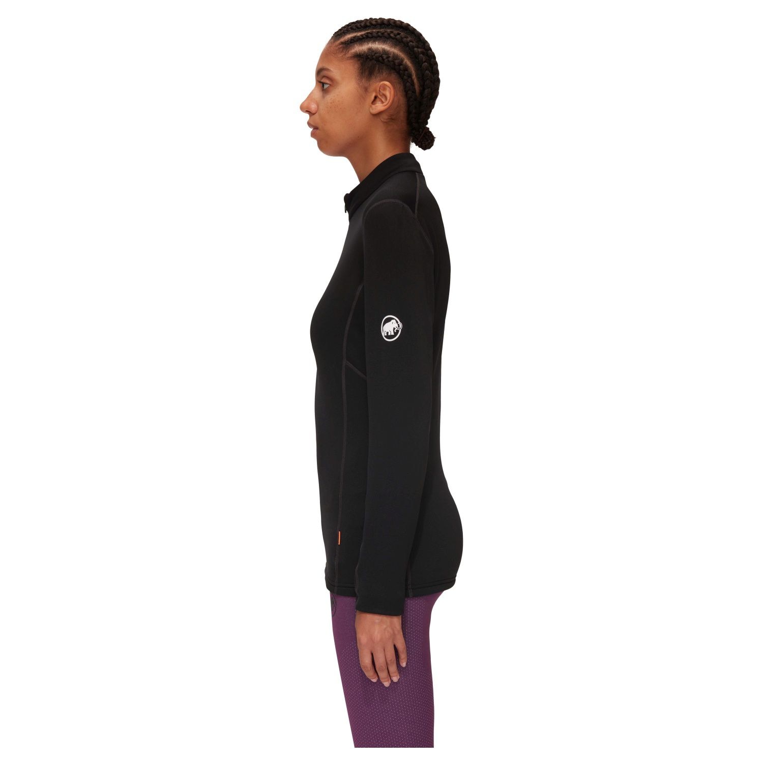 Jersey de montaña de mujer AENERGY HALF ZIP Mammut - Negro Negro-5