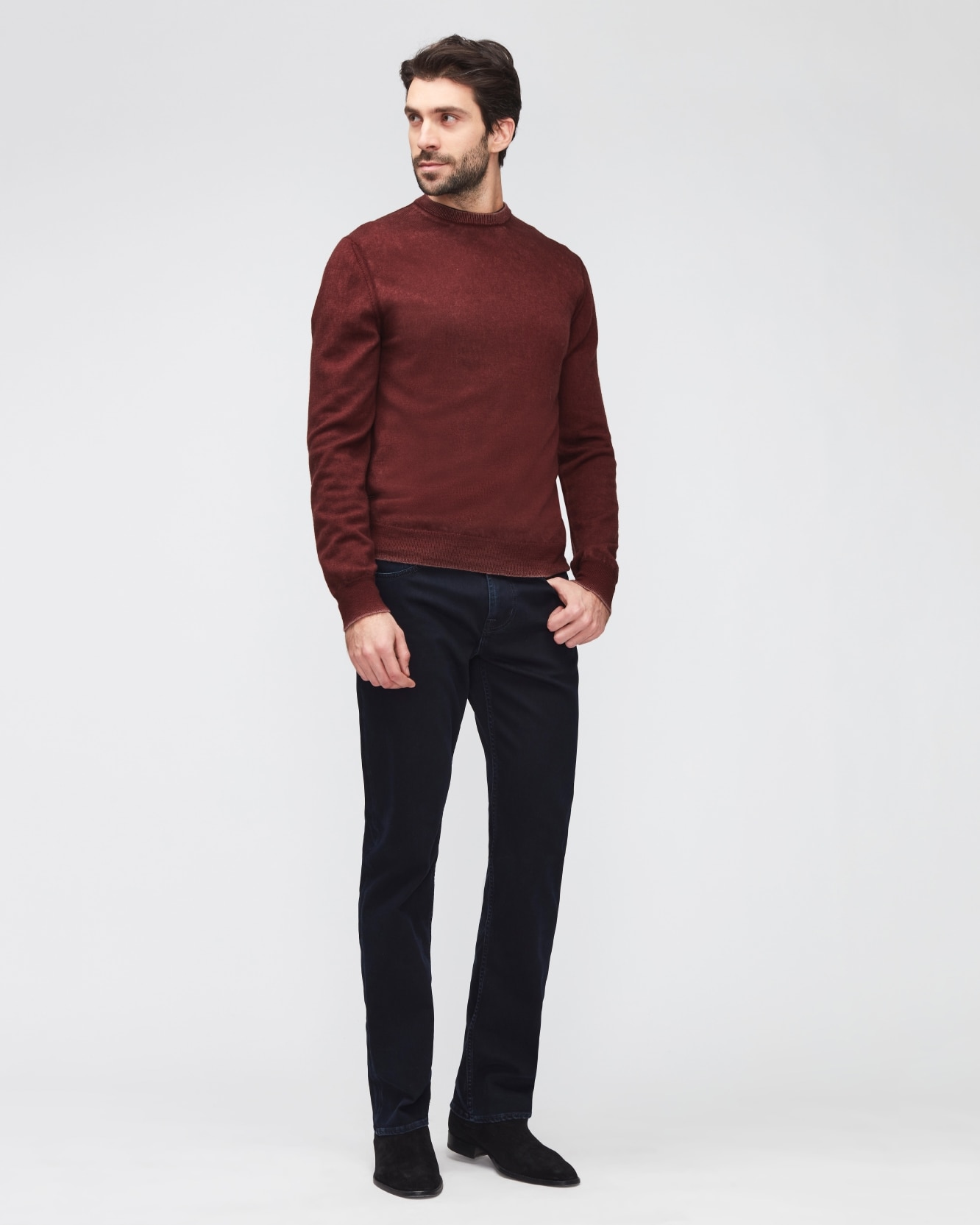 7 For all mankind - Vaqueros rectos de hombre de tiro medio.