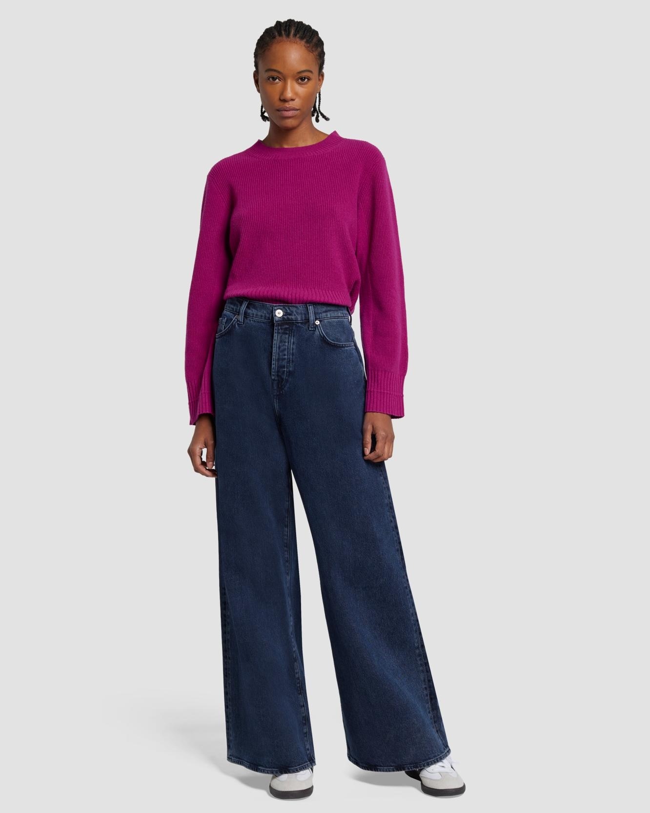 7 For all mankind - Vaquero campana de mujer zoey de tiro alto.