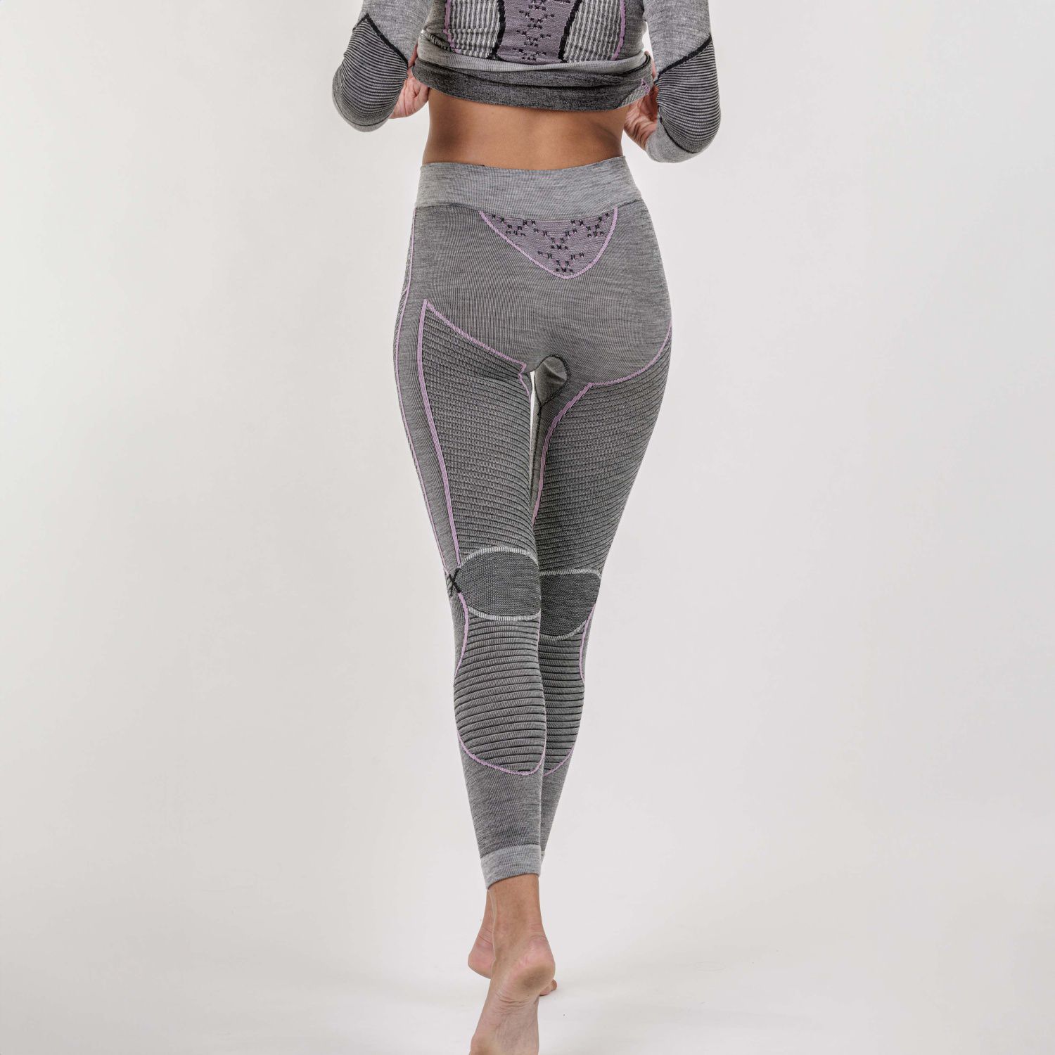 Malha de Esqui MERINO X-Bionic Cinzento-4