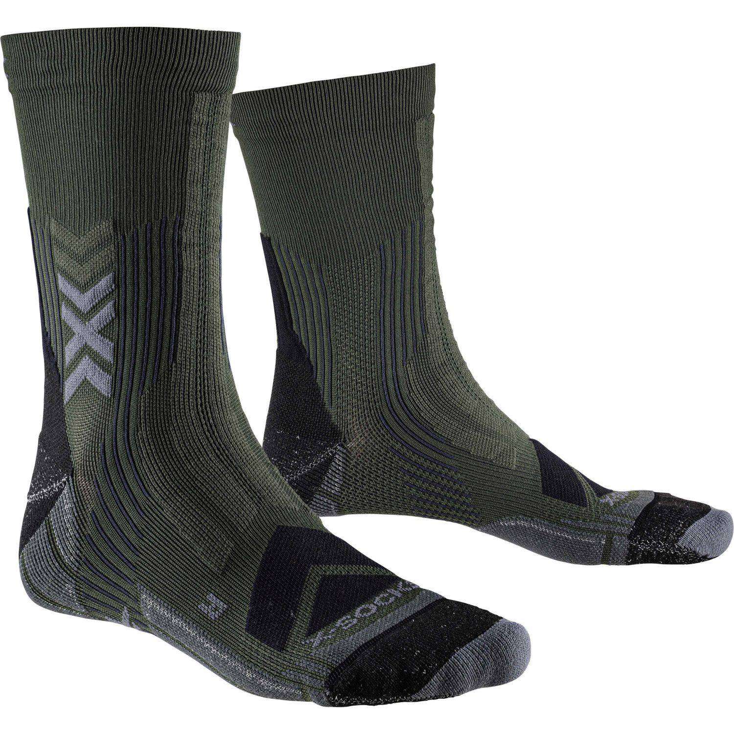 Imagen 0 de Calcetines de montaña unisex EXPERT SILVER CREW X-Socks Verde