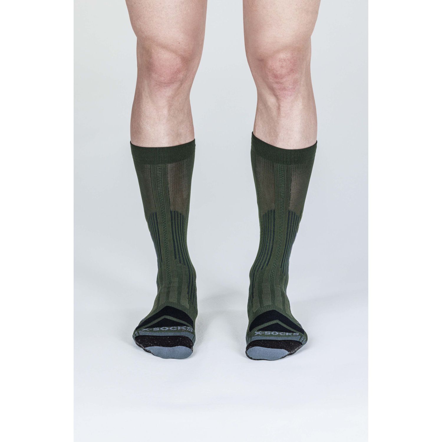 Imagen 2 de Calcetines de montaña unisex EXPERT SILVER CREW X-Socks - Verde Verde