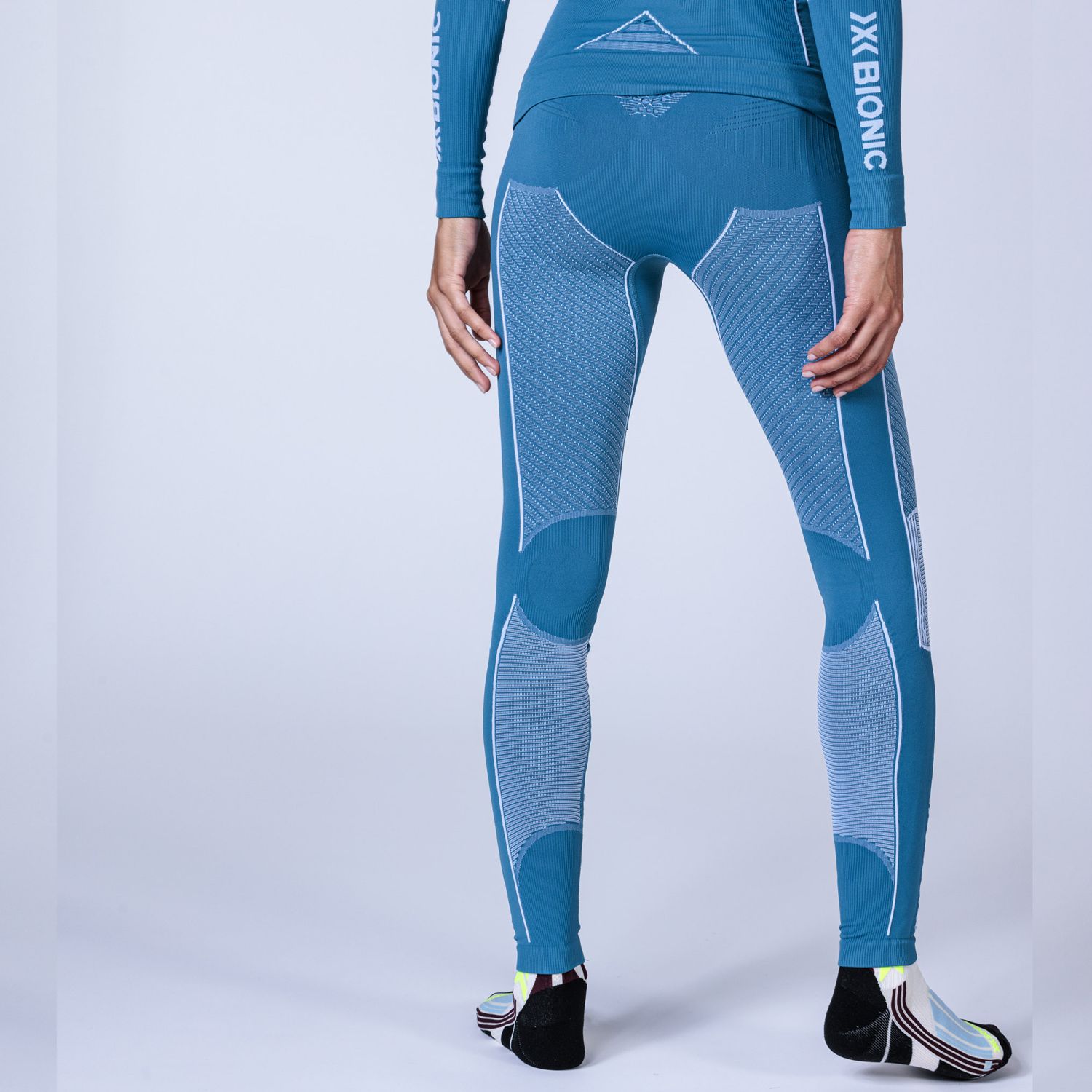 Malla de esquí de mujer ENERGY ACCUMULATOR 4 0 X-Bionic - Azul Azul-3