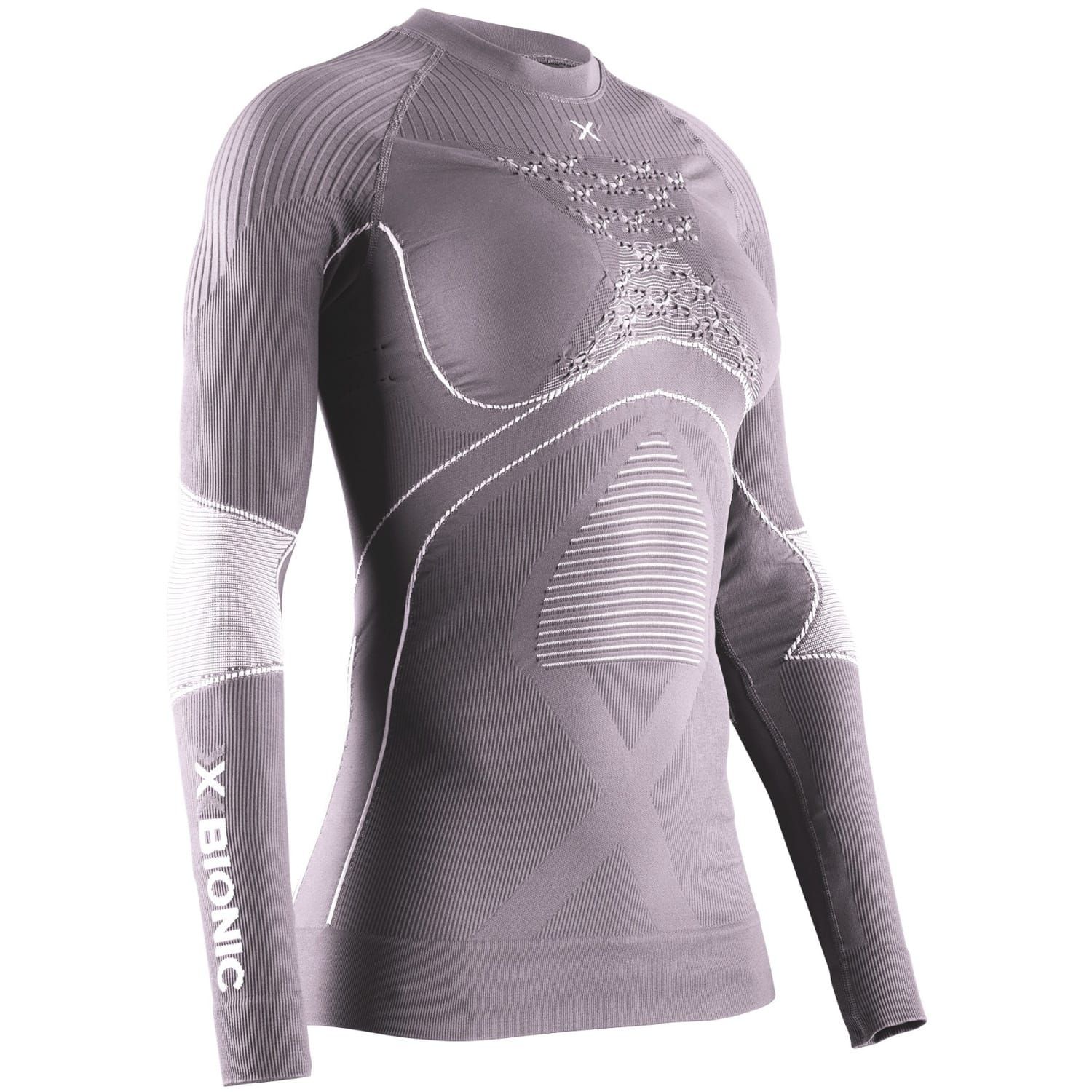 Camiseta de esquí de mujer ENERGY ACCUMULATOR 4 0 X-Bionic - Morado Morado-1